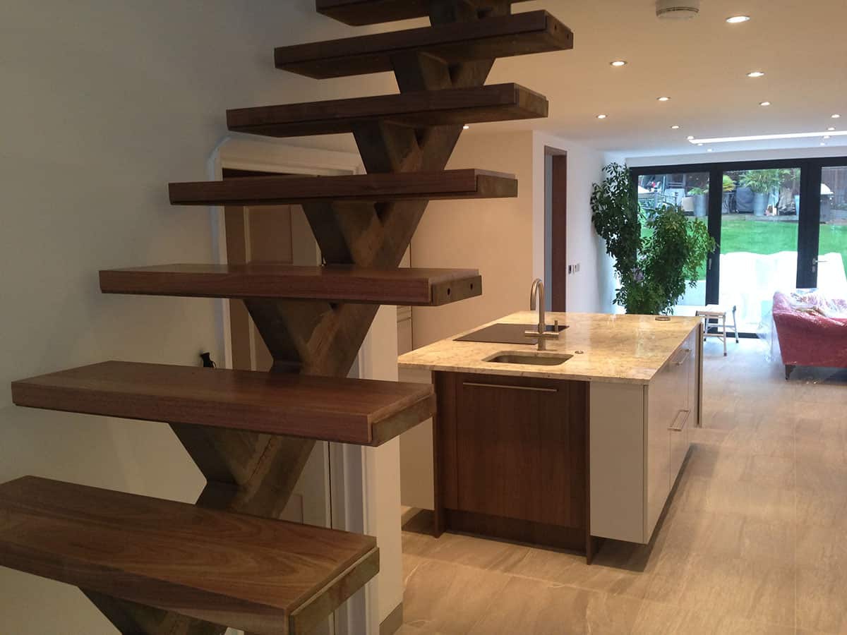 bespoke staircase installation north london home refurbishment enfield