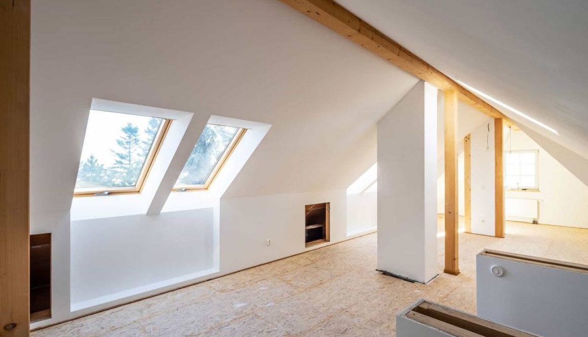 Loft conversion structural work in progress