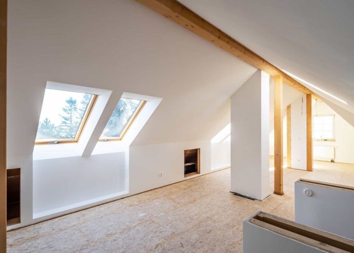 Loft conversion space North London unfinished loft conversion north london attic space renovation enfield