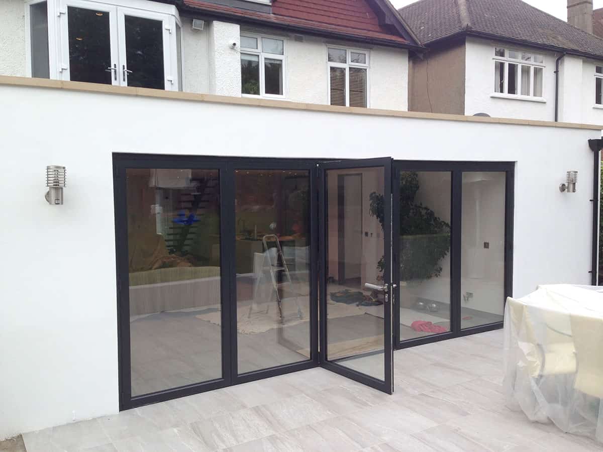 wraparound house extension Enfield open plan layout